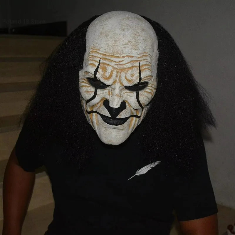 Eng Volwassen Clownmasker – Griezelig Joker Halloween Masker | Latex Cosplay & Feestaccessoire

Maak je Halloween of cosplay compleet met dit angstaanjagende volwassen clownmasker geïnspireerd op de Joker. Gemaakt van hoog