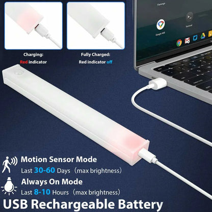 6-delige Set Draadloze Oplaadbare LED Nachtlampjes
Met Bewegingssensor | Voor Kast, Keuken, Trap, Garderobe & Meer