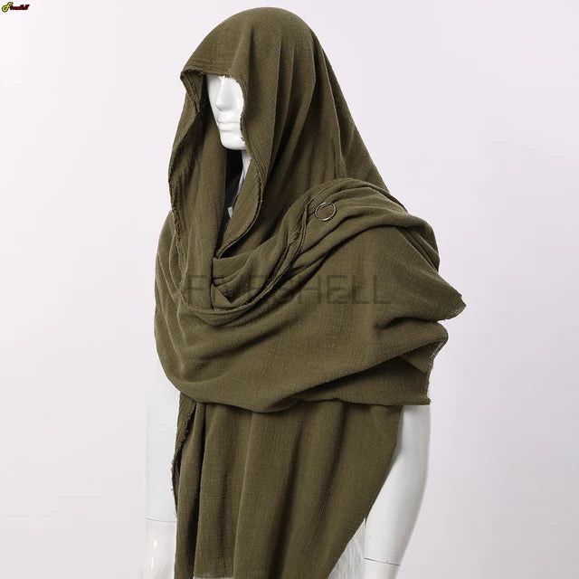 Unisex Halloween Geest & Dementor Cape – Gotisch Horror Kostuum met Kap | Perfect voor Cosplay, Feestjes & Day of the Dead

Verander jezelf in een angstaanjagend figuur met deze getatterde, met kap uitgevoerde Halloween-cap