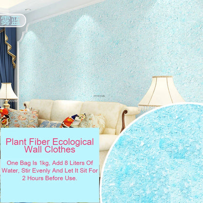 Ecologische Muurcoating van Plantaardige Vezels

Duurzame Wandbekleding | Vloeibare Muursticker | Naadloze Muurafwerking voor Thuis & Interieurdecoratie