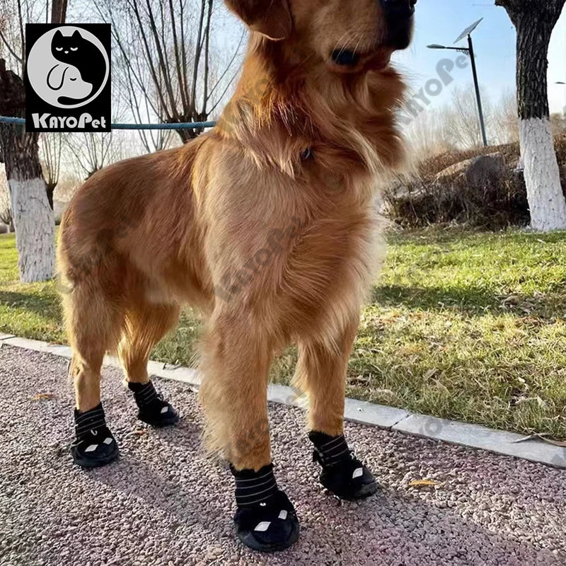 KAYO Waterdichte Honden­schoenen – Antislip & Reflecterend, Perfect voor Elk Avontuur!