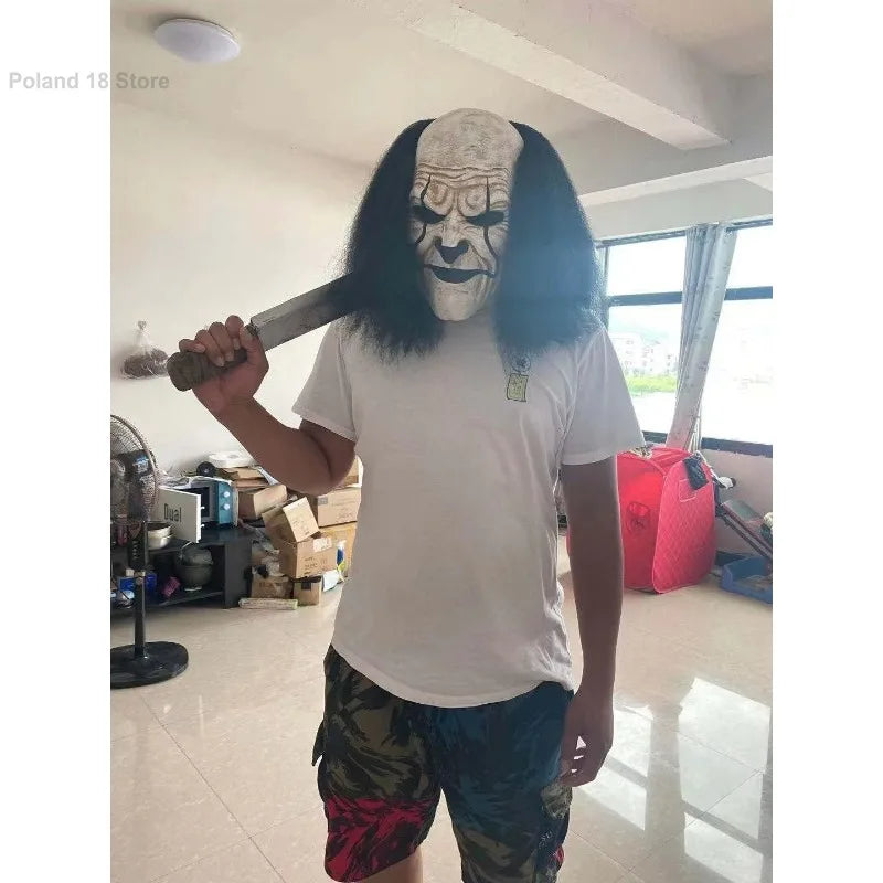 Eng Volwassen Clownmasker – Griezelig Joker Halloween Masker | Latex Cosplay & Feestaccessoire

Maak je Halloween of cosplay compleet met dit angstaanjagende volwassen clownmasker geïnspireerd op de Joker. Gemaakt van hoog