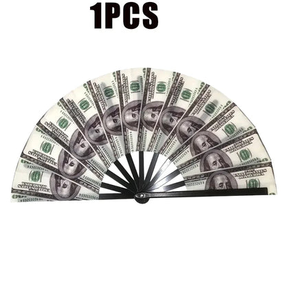 33cm Grote Opvouwbare Rave Waaier

Chinees/Japans Design | Reflecterend & Kleurrijk Gradient | Voor Festivals, Dans & Party