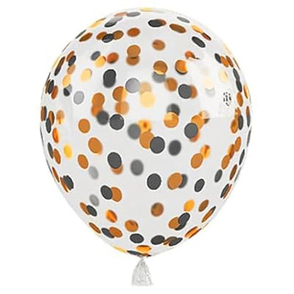 10/20 stuks Gouden Confetti Ballonnen – 12 inch – Zwart, Goud & Transparant met Glitters – Voor bruiloft, afstuderen, verjaardag of feestdecoratie