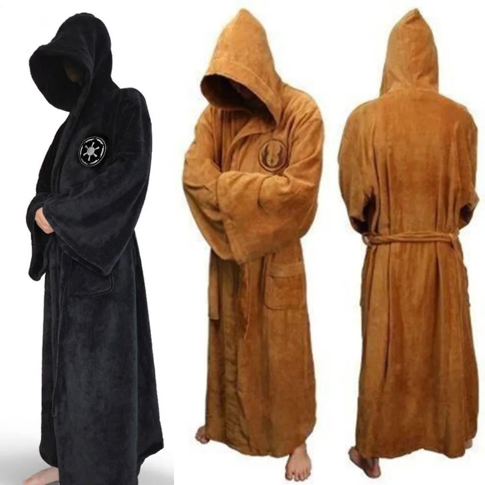 Heren Flanellen Badjas met Kap – Dikke Lange Jedi Empire Stijl | Comfortabele Winter Homewear

Wikkel jezelf in luxe en warmte met deze dikke, flanellen herenbadjas met capuchon. Het lange ontwerp en zachte materiaal maken