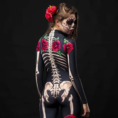 Rose Skeleton Kostuum – Eng en Sexy Halloween Jumpsuit voor Volwassenen & Kids | Perfect voor Carnaval, Cosplay & Day of The Dead

Val op tijdens Halloween, carnaval of Day of The Dead met dit unieke Rose Skeleton kostuum!
