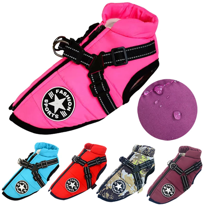 Winter Hondenjas – Warm & Reflecterend  Geschikt voor Kleine & Middelgrote Honden | Chihuahua, French Bulldog, Pug & Meer*