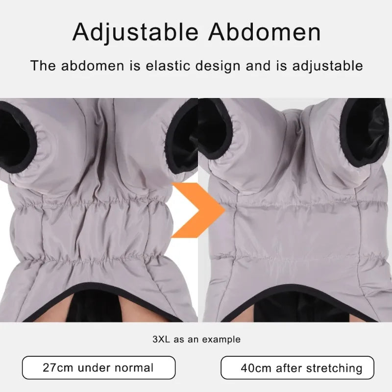 Winter Warme Hondenjas – Waterdicht, Reflecterend & Hoge Kraag
Perfect voor Middelgrote en Grote Honden zoals de Golden Retriever