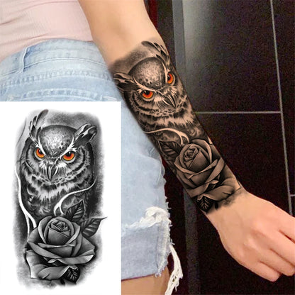 Full Arm Tijdelijke Tattoo Sleeves – Realistische Fake Tattoos voor Mannen & Vrouwen