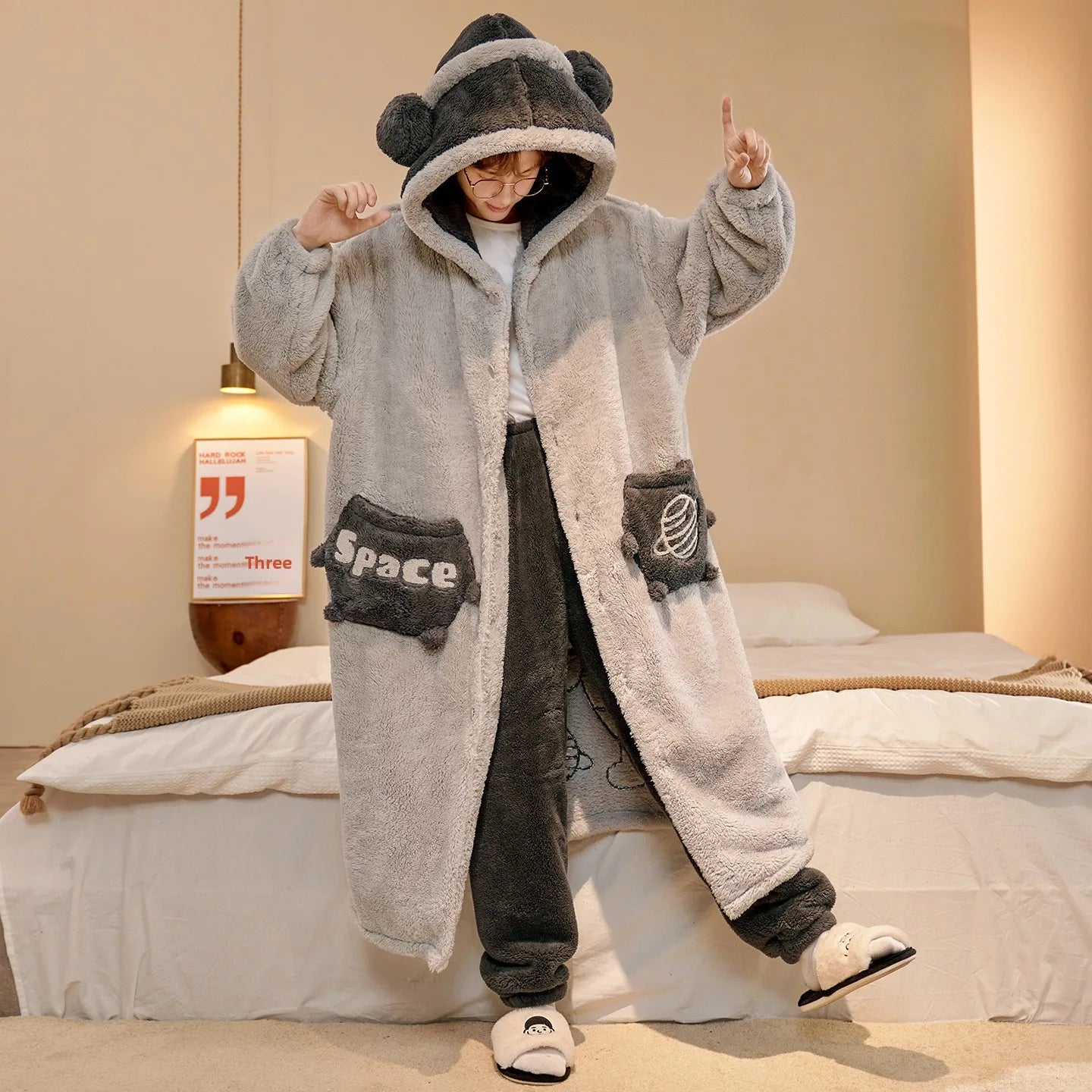 Heren Winter Pyjama Set – Dikke Coral Fleece Badjas & Broek

Zacht, Warm & Comfortabel | Lange Mouwen | Hoge Kraag | Luxe Loungewear