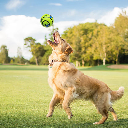Hondenspeelgoed – Wobble Wag Giggle Bal – Maakt Grappige Geluiden bij Rollen of Schudden – Stimuleert de Aandacht van de Hond