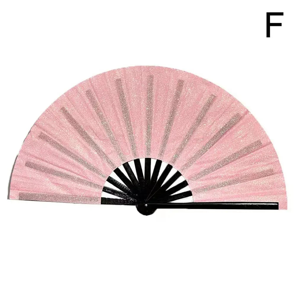 13-Inch Glitter Kung Fu Handwaaier – Traditioneel Bamboeraam met Decoratieve Stof – Opvouwbare Waaier in Chinese Stijl – Voor Feesten
CLACK waaier