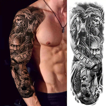 Full Arm Tijdelijke Tattoo Sleeves – Realistische Fake Tattoos voor Mannen & Vrouwen