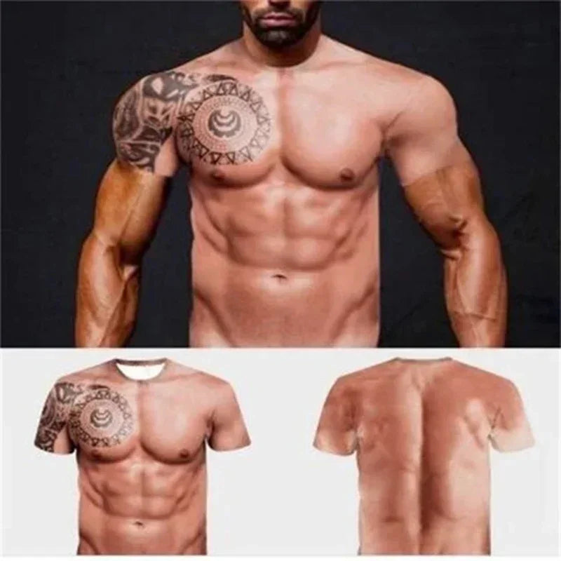 Muscle 3D T-shirt – Spier Tattoo Print | Casual Zomer T-shirt voor Mannen

Laat je spierballen spreken met dit opvallende 3D T-shirt met realistische spier tattoo print! Perfect voor zomer, strand of vakantie, dit korte mou