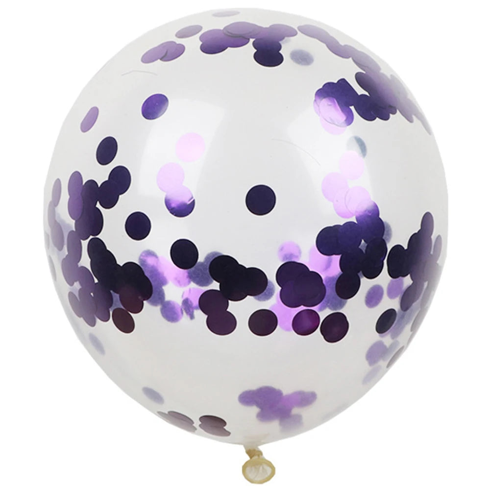 10/20 stuks Gouden Confetti Ballonnen – 12 inch – Zwart, Goud & Transparant met Glitters – Voor bruiloft, afstuderen, verjaardag of feestdecoratie