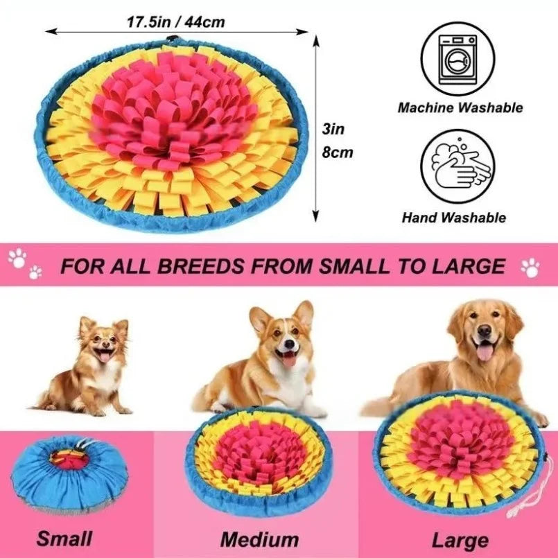 Nieuw Huisdier Snuffelmat – Bloemvormige Slowfeeder Mat – Geurtrainingsmat en Educatief Speelkleed voor Honden