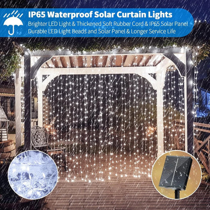 Solar Slingerlicht – 8 Modi, Zonnestroom, Perfect voor Tuin & Feest