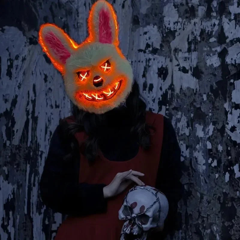 Gloeiend Dierenmasker – Horror Halloween Rabbit & Bear | Unisex Cosplay, Feest & Decoratie

Maak je look compleet met dit enge en sfeervolle gloeiende dierenmasker! Of je nu kiest voor het bloederige konijn of de beangstige