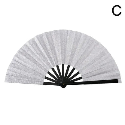 13-Inch Glitter Kung Fu Handwaaier – Traditioneel Bamboeraam met Decoratieve Stof – Opvouwbare Waaier in Chinese Stijl – Voor Feesten
CLACK waaier
