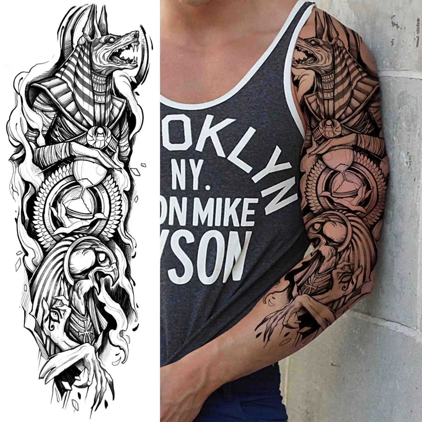 Full Arm Tijdelijke Tattoo Sleeves – Realistische Fake Tattoos voor Mannen & Vrouwen
