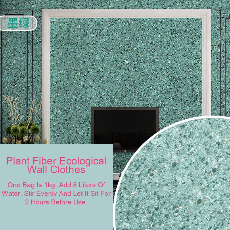 Ecologische Muurcoating van Plantaardige Vezels

Duurzame Wandbekleding | Vloeibare Muursticker | Naadloze Muurafwerking voor Thuis & Interieurdecoratie