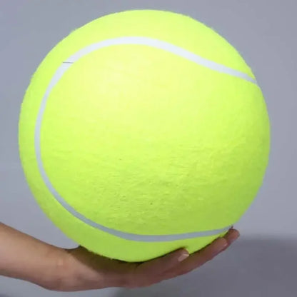 7/9,5 Inch Reusachtige Tennisbal – Opblaasbaar Hondenspeelgoed voor Training – 24 cm Grote Tennisbal met Luchtpomp – Interactief Speelgoed voor Honden