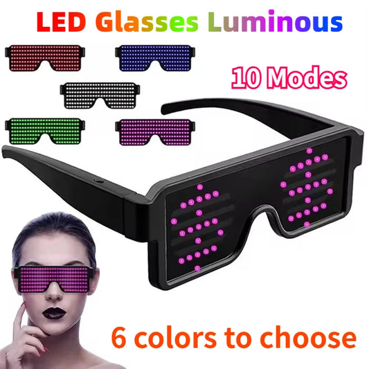 LED Glow Screen Bril – Luminous Flashing Party Glasses

10 Lichtmodi | Voor Halloween, Verjaardagen, Rave & Muziekoptredens