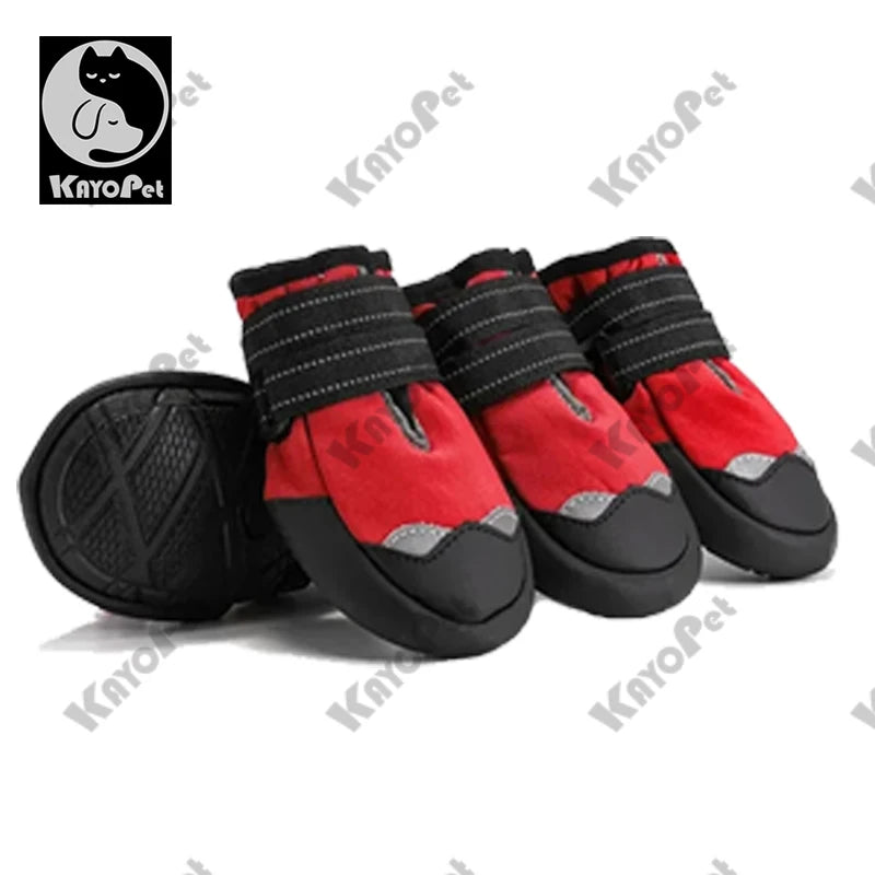 KAYO Waterdichte Honden­schoenen – Antislip & Reflecterend, Perfect voor Elk Avontuur!