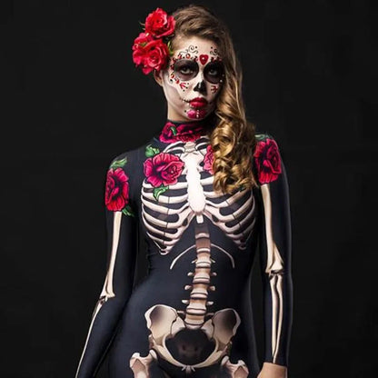 Rose Skeleton Kostuum – Eng en Sexy Halloween Jumpsuit voor Volwassenen & Kids | Perfect voor Carnaval, Cosplay & Day of The Dead

Val op tijdens Halloween, carnaval of Day of The Dead met dit unieke Rose Skeleton kostuum!