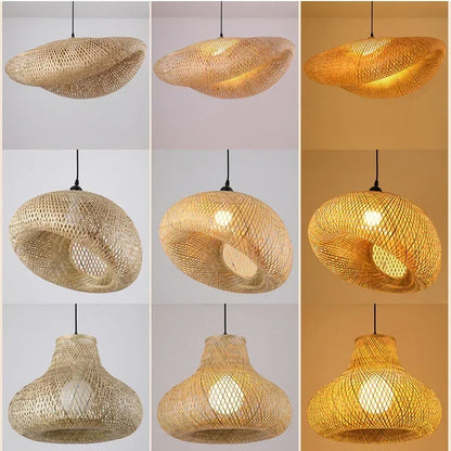 Bamboe Hanglamp – Handgevlochten Rotan Plafondlamp | Natuurlijke Sfeerverlichting voor Woonkamer, Eetkamer of Slaapkamer

Breng warmte en karakter in je interieur met deze prachtige handgemaakte bamboe hanglamp. De gevlocht