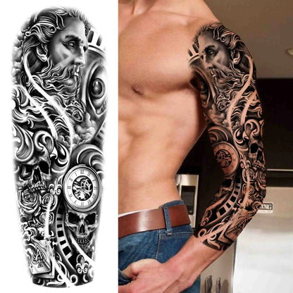 Full Arm Tijdelijke Tattoo Sleeves – Realistische Fake Tattoos voor Mannen & Vrouwen