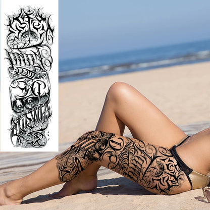 Full Arm Tijdelijke Tattoo Sleeves – Realistische Fake Tattoos voor Mannen & Vrouwen