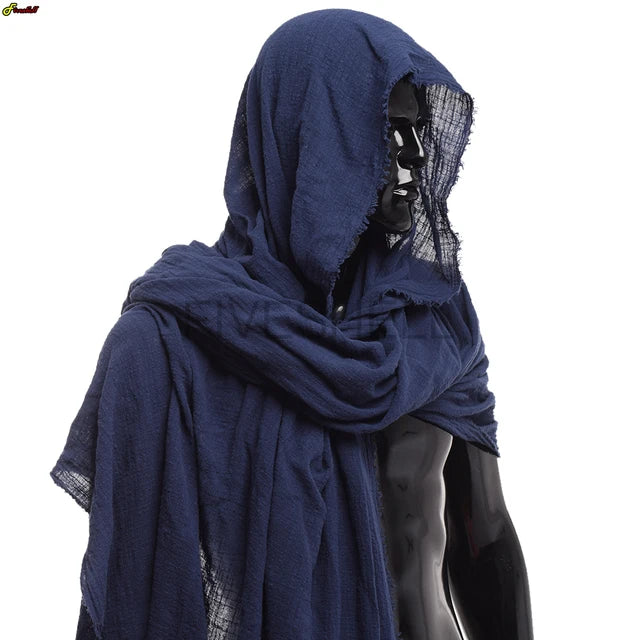 Unisex Halloween Geest & Dementor Cape – Gotisch Horror Kostuum met Kap | Perfect voor Cosplay, Feestjes & Day of the Dead

Verander jezelf in een angstaanjagend figuur met deze getatterde, met kap uitgevoerde Halloween-cap