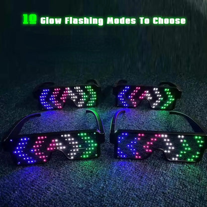 LED Glow Screen Bril – Luminous Flashing Party Glasses

10 Lichtmodi | Voor Halloween, Verjaardagen, Rave & Muziekoptredens