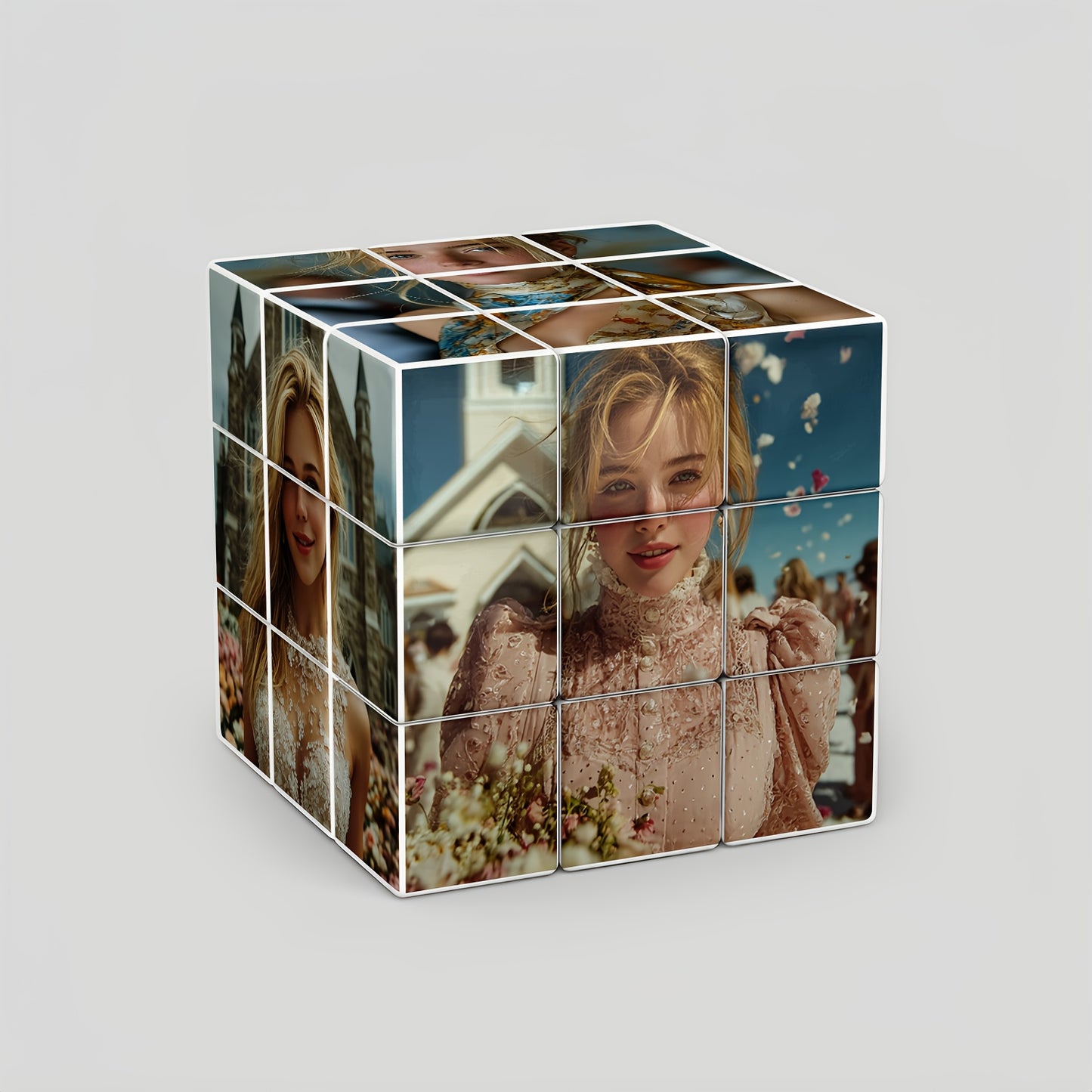 DIY Gepersonaliseerde 3×3 Kubuspuzzel – 1 stuk – Fotopuzzel met eigen Afbeeldingen leuk voor valentijn !