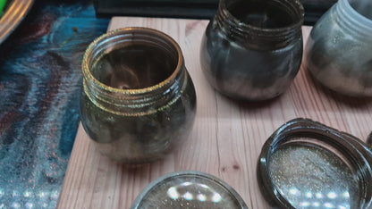 Handgemaakte Epoxy Opbergpotjes – Uniek, Kleurrijk & Helemaal op Maat Gemaakt!